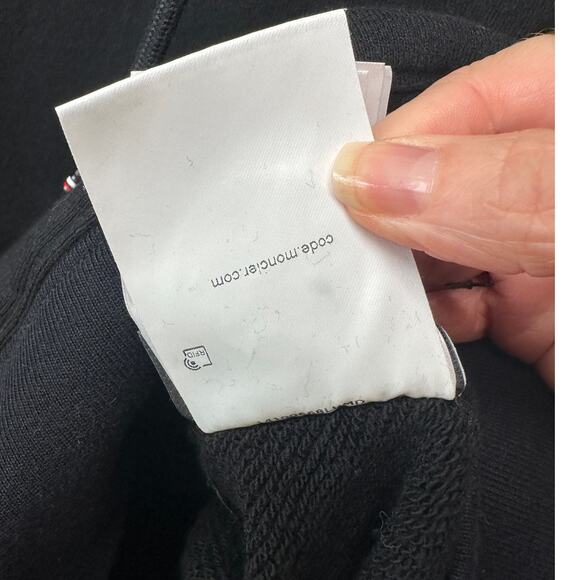 Moncler Genius 7 Fragment Hiroshi Fujiwara Black Backstage Pass Hoodie XL - Picture 14 of 16